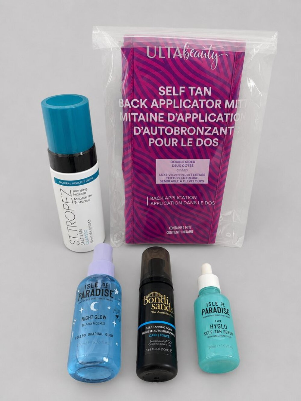 Self Tanning Beauty Bundle St. Tropez Bondi Sands Isle of Paradise Ulta NWT